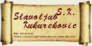 Slavoljub Kukureković vizit kartica